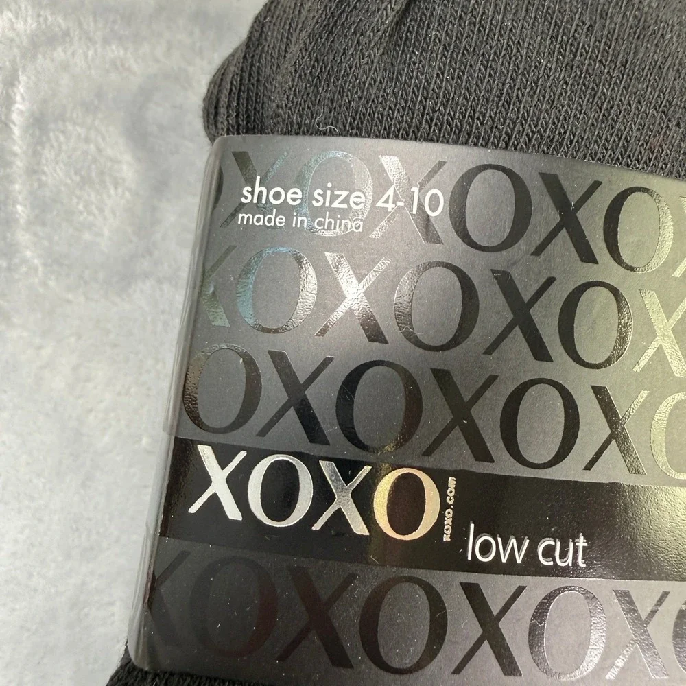 XOXO Womens Low Cut Socks 20 Pack Black Shoe Size 4-10 Value Bundle New